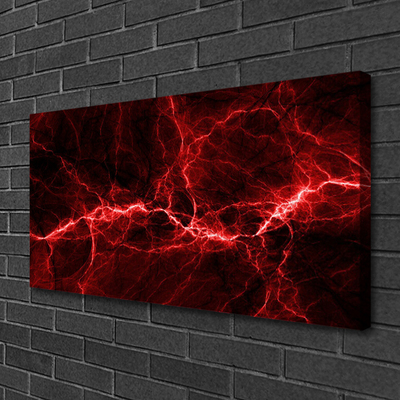 Canvas print Abstract art red