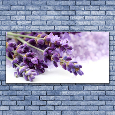 Canvas print Flowers floral purple