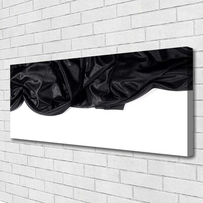 Canvas print Cashmere art black white