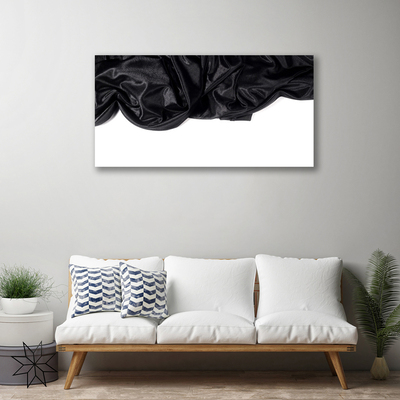 Canvas print Cashmere art black white