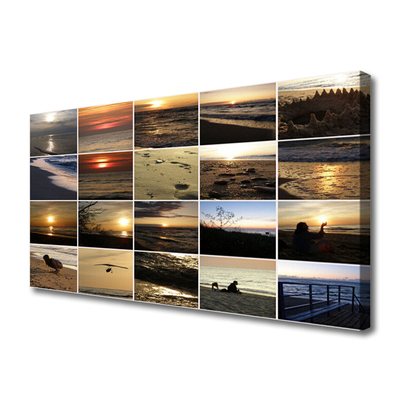 Canvas print Sea landscape multi