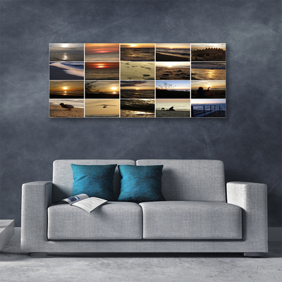 Canvas print Sea landscape multi