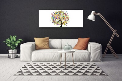 Canvas print Tree art multi