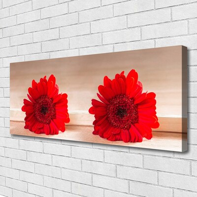 Canvas print Flowers floral red