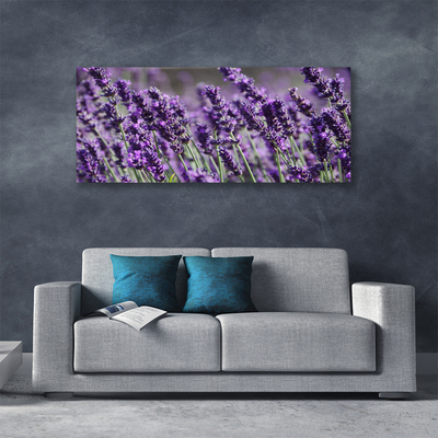 Canvas print Flowers floral purple