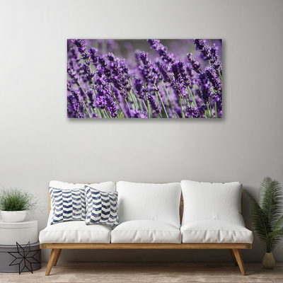 Canvas print Flowers floral purple