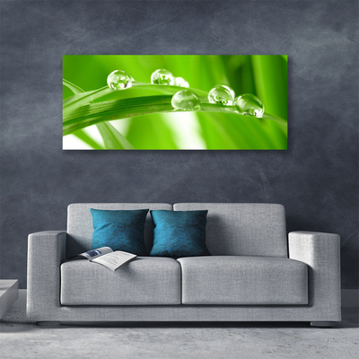 Canvas print Leaves floral green