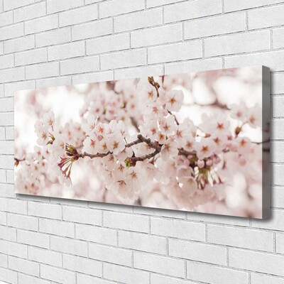 Canvas print Flowers floral white