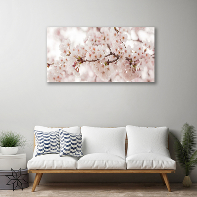 Canvas print Flowers floral white