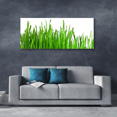 Canvas print Grass floral green