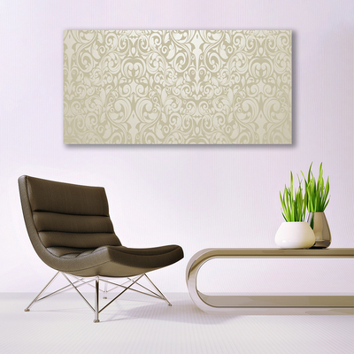 Canvas print Abstract art white