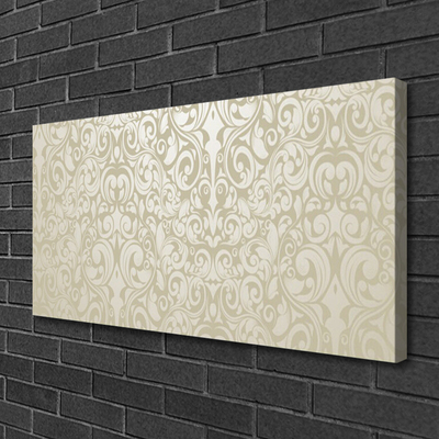 Canvas print Abstract art white