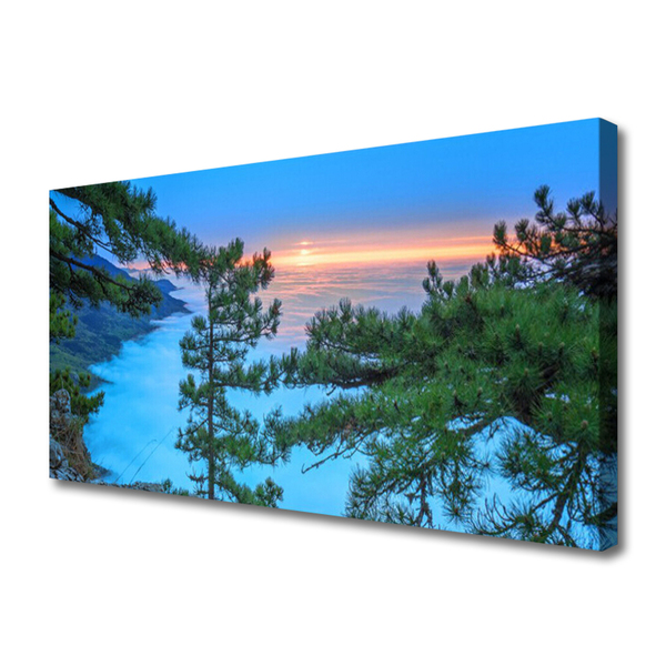 Canvas print Trees nature green