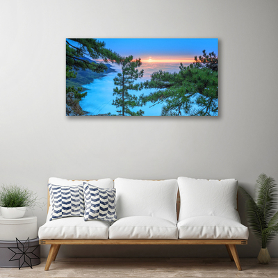 Canvas print Trees nature green