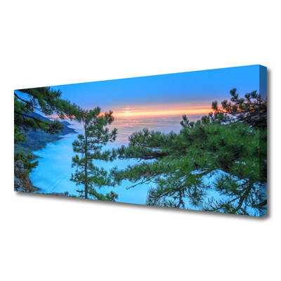 Canvas print Trees nature green