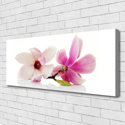 Canvas print Flowers floral pink white