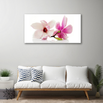 Canvas print Flowers floral pink white