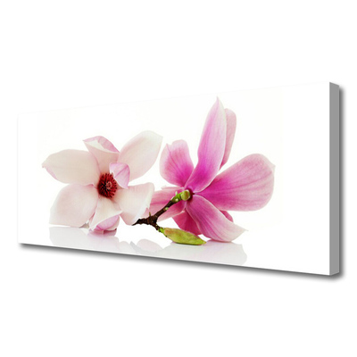 Canvas print Flowers floral pink white