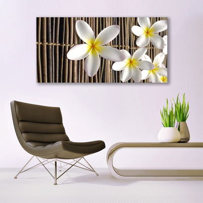 Canvas print Flowers floral white