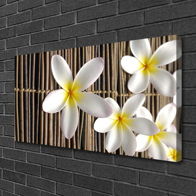 Canvas print Flowers floral white