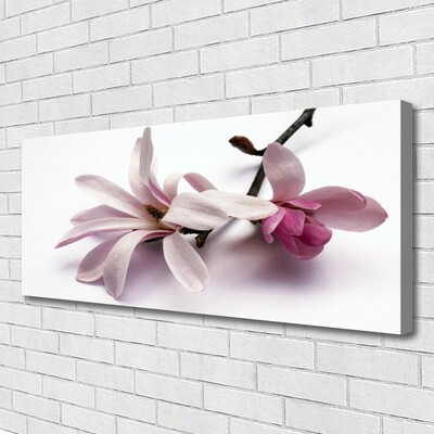 Canvas print Flower floral white