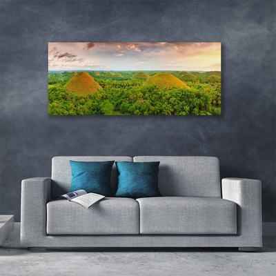 Canvas print Forest nature green