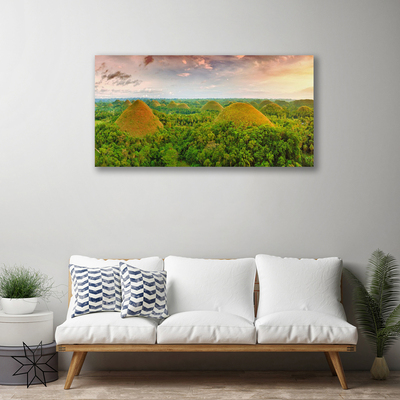 Canvas print Forest nature green