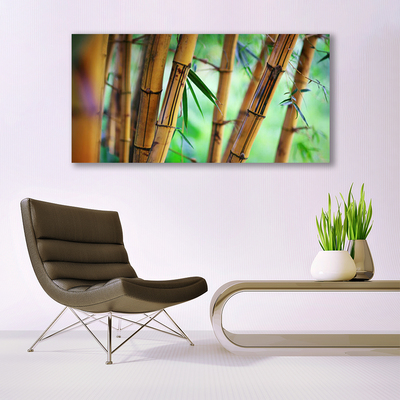 Canvas print Bamboo nature yellow