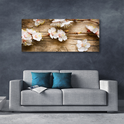 Canvas print Flowers floral white