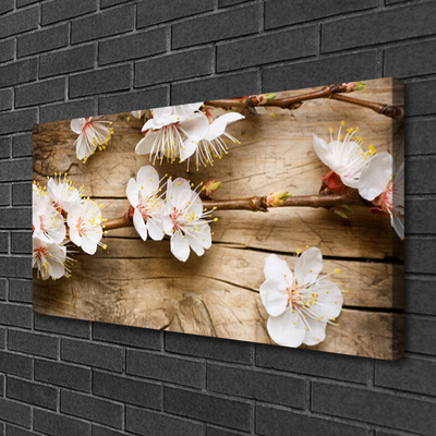 Canvas print Flowers floral white