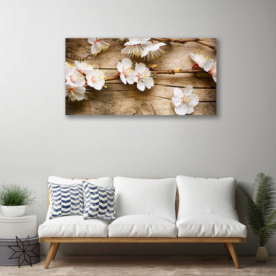 Canvas print Flowers floral white