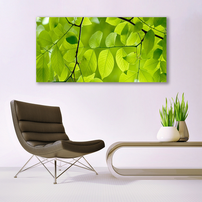Canvas print Leaves nature green