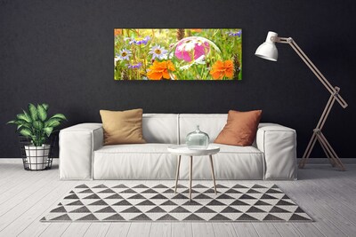 Canvas print Flowers nature multi