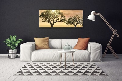 Canvas print Trees nature brown green