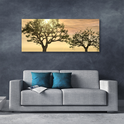 Canvas print Trees nature brown green