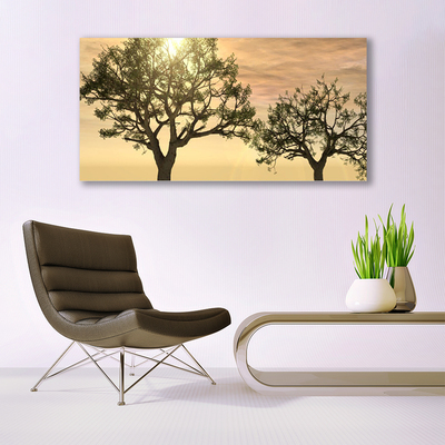 Canvas print Trees nature brown green