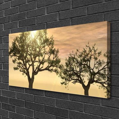 Canvas print Trees nature brown green