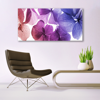 Canvas print Flowers floral pink purple