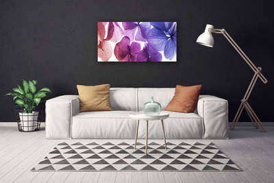 Canvas print Flowers floral pink purple