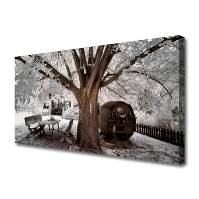 Canvas print Tree nature brown