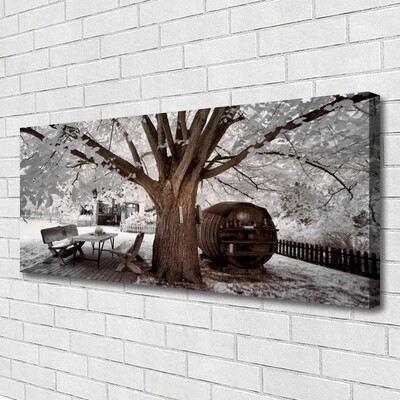 Canvas print Tree nature brown