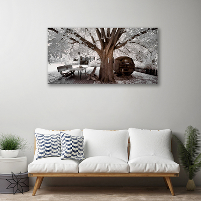 Canvas print Tree nature brown