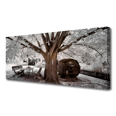 Canvas print Tree nature brown