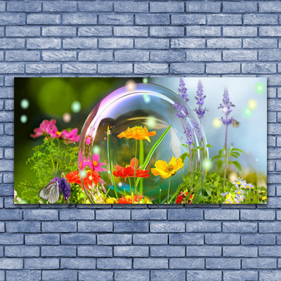 Canvas print Flowers nature multi