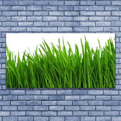 Canvas print Grass floral green