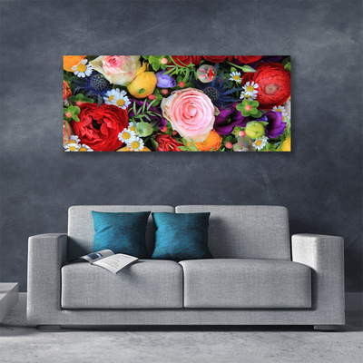 Canvas print Flowers floral multi