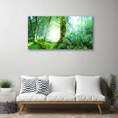 Canvas print Forest nature green