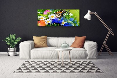 Canvas print Flowers nature multi