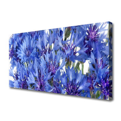 Canvas Wall art Flowers floral purple