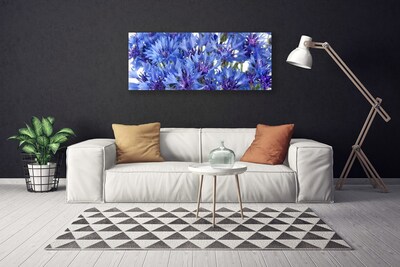 Canvas Wall art Flowers floral purple